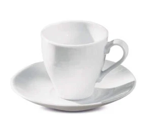 Set 6 tazzine in porcellana colore bianco | rohome - Foto 1 di 2