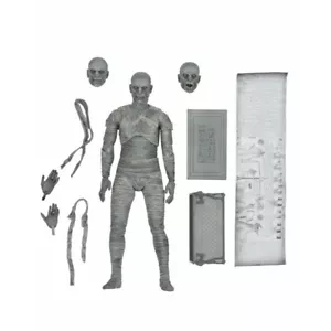 Universal Monsters - 7 Scale Action Figure - Ultimate Mummy (Black & White) - Picture 1 of 12