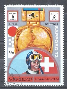 1972 Japan Sapporo Olympics Bernhard Russi Switzerland Alpine Ski Race - Picture 1 of 1