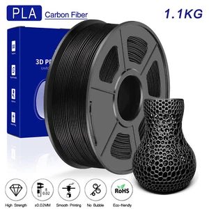 Impresora 3D de fibra de carbono negra JAYO 1,75 mm consumibles carrete de 1,1 kg - Imagen 1 de 8