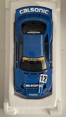 Autoart 1:18 Scale 80284 Nissan Calsonic Skyline 2002 JGTC Special Edition (Kaz - Image 1 of 4