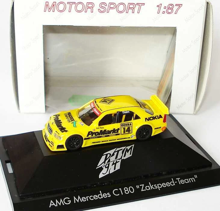 1:87 Mercedes-Benz C-Class DTM 1994 Zakspeed ProMarkt 14 Kurt Thiim - Herpa - Image 1 of 4