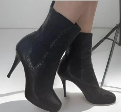 Botas SAINT LAURENT genuinas YSL Talla 39.5 EU Talla 9 EE. UU. Foto 1 de 4