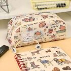 Flip Cover Pencil Case Stationery Storage Pouch  Office School Supplies