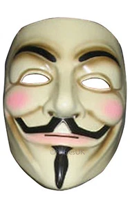 Unisex V For Vendetta Mask - Picture 1 of 1