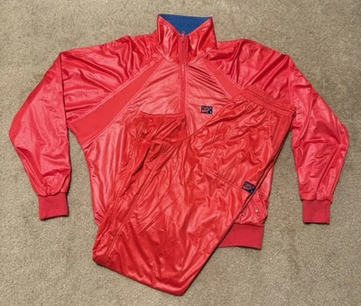 VTG Nike John McEnroe 80’s Sweatsuit Tennis Pants/Jacket Mac Attack Medium RED - Image 1 of 4