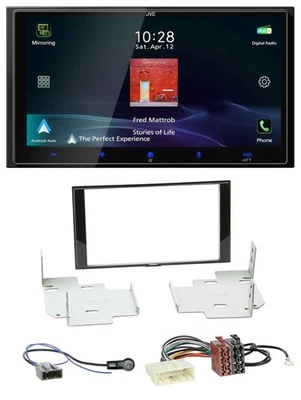 JVC USB Bluetooth 2DIN DAB MP3 Autoradio für Nissan Micra Note ab 2013 - Bild 1 von 4