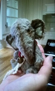 HAND MADE MOHAIR BEAR MADE IN ENGLAND 🏴 - Picture 1 of 2