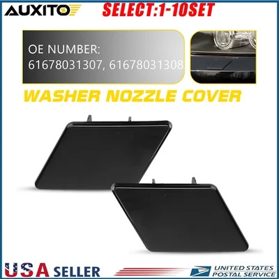 Tapas de cubierta de arandela de faros para BMW 325i 325xi 328i 330i 335i 2006-2008 2-10X Foto 1 de 4