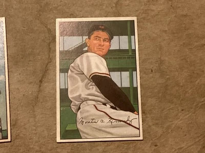 1952 Bowman Monte Kennedy #213 New York Giants - EX+ - Lite Corner Wear - No Cre - Image 1 of 2