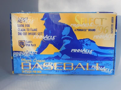 Pinnacle Select 1996 béisbol caja de pasatiempos sellada de fábrica - 24 paquetes - última caja Foto 1 de 4