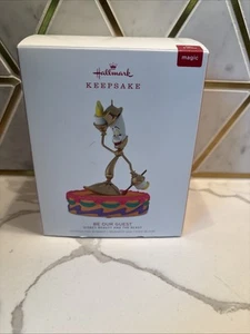 Hallmark 2018 Be Our Guest Bella e Bestia Disney Ornamento Nuovo Raro - Foto 1 di 7