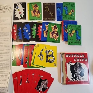 Buffalo Chips A Wild Card Game By Adco American Old West - Picture 1 of 8