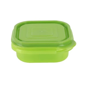 Square Bowl Container 7oz Light Green Food Storage Portion Control - Picture 1 of 7