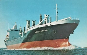SCARCE VINTAGE Marine Industries MARINDUS RIMOUSKI POSTCARD - sent to Quebec - Picture 1 of 2