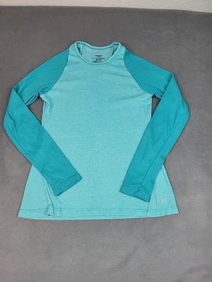 Patagonia Capilene 2 Baselayer Shirt Womens Small Blue Lightweight Stretch - Image 1 of 4