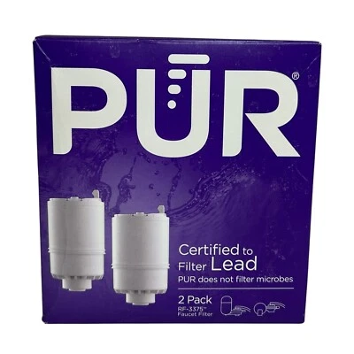 PUR Faucet Mount Certified to Filter Lead - 2 Filters (BRAND NEW FACTORY SEALED) - Image 1 of 4