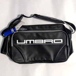 Large Black UMBRO Sports Gym Soccer Bag - Japanese Model - NEW - Picture 1 of 2