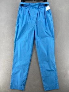 Pantalones Nicholas para mujer talla 2 azul tarón envoltura cintura cónica algodón corbata trasera - Imagen 1 de 8