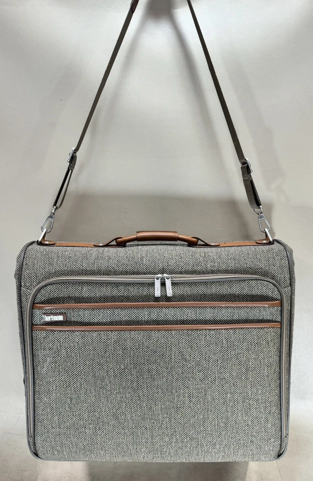 Hartmann Tweed Garment Bag Suiter Suit Bag Natural Tweed $550 - Image 1 of 4