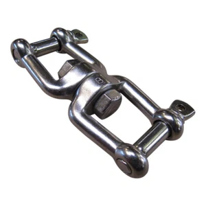 Double Ended Swivel With Jaw Ends / Shackle Ends A4 Stainless / Anchor: Freepost - Picture 1 of 5
