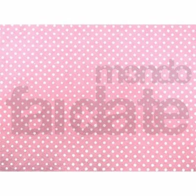 STAFIL Pannolenci colore rosa baby a pois - Foglio di cm 30x40 - Spessore 1 mm