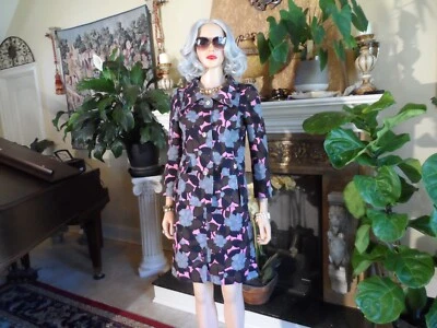 Dolce & Gabbana Marrón/Rosa Multi Algodón Jacquard Falda Traje Talla IT 42- US 6 Foto 1 de 4