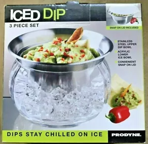 Iced Dip 3 Piece Set New in Box - Picture 1 of 4