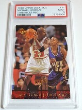 1998 Upper Deck MJx Michael Jordan #71 RED /2300 Die-Cut - PSA 9 (POP 7)