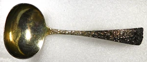 STIEFF STERLING Silver Antique ROSE Pattern LADLE Estate @$1/Gram - Picture 1 of 5