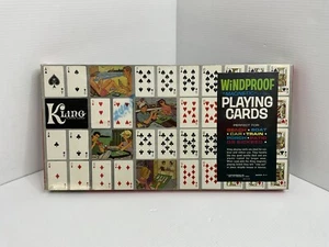 Vintage Kling Windproof Magnetic Playing Cards Model 55 *NEW & FACTORY SEALED* - Picture 1 of 9