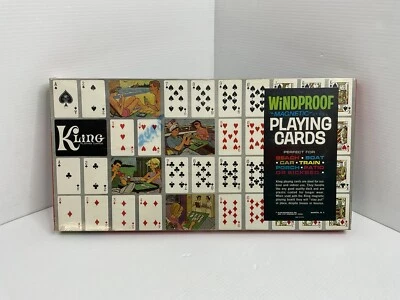 Vintage Kling Windproof Magnetic Playing Cards Model 55  *NEW & FACTORY SEALED* - Image 1 of 4
