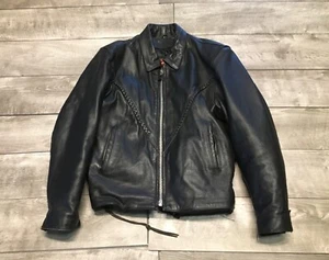 Damen Interstate Leder Motorrad Biker Reiten gefüttert schwarz Mantel Jacke Large - Bild 1 von 9