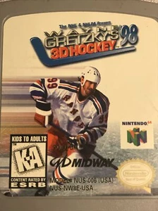 1997 - Wayne Gretzky's 3D Hockey 98 - Nintendo N64 - Cleaned - Tested - Picture 1 of 3