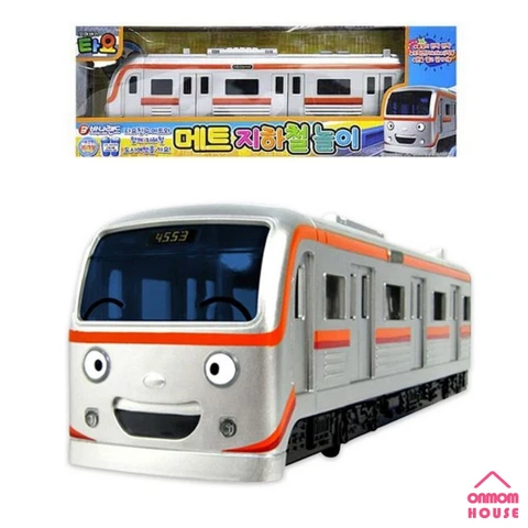 The Little Bus Tayo Friend Subway Train MET With Friction gear and melody Cover