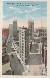 Vista de pájaro desde el edificio Chandler - Atlanta, Georgia - litografía sin publicar - Imagen 1 de 3