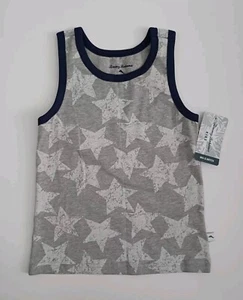 NEW Boy's Tommy Bahama Gray Star Portrait Sleeveless Shirt Size XS (4)  - Picture 1 of 6