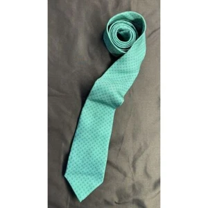 Verdi & Kennedy Green Chain Pattern 100% Silk Tie 62"/ 3.7" NWOT - Picture 1 of 6