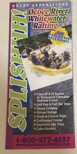 Ocoee River Whitewater Rafting Travel Brochure Tennessee Ephemera BR16 - Picture 1 of 3