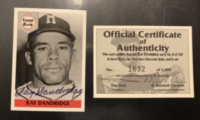 Ray Dandridge all time great signature series - Image 1 of 3