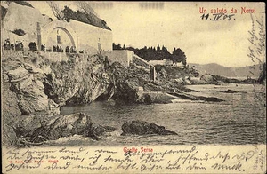 Nervi Genova Genua Italien Italia Ligurien 1905 Grotte Serra Küste Felsen Meer - Picture 1 of 2