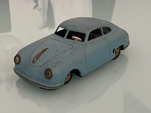 Jouet ancien en tole JNF made in Germany Porsche 356 - Foto 1 di 7