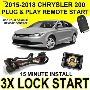 PLUG & PLAY REMOTE START SYSTEM FOR 2015 2016 2017 2018 CHRYSLER 200 CH12 - Picture 1 of 8