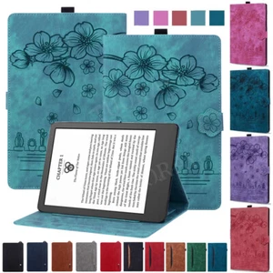 For Amazon Kindle Paperwhite 12th generation 2024 Leather Case Stand Flip Cover - Picture 1 of 142