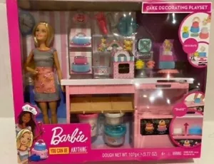 New Barbie Bakery Playset with Doll - Picture 1 of 7