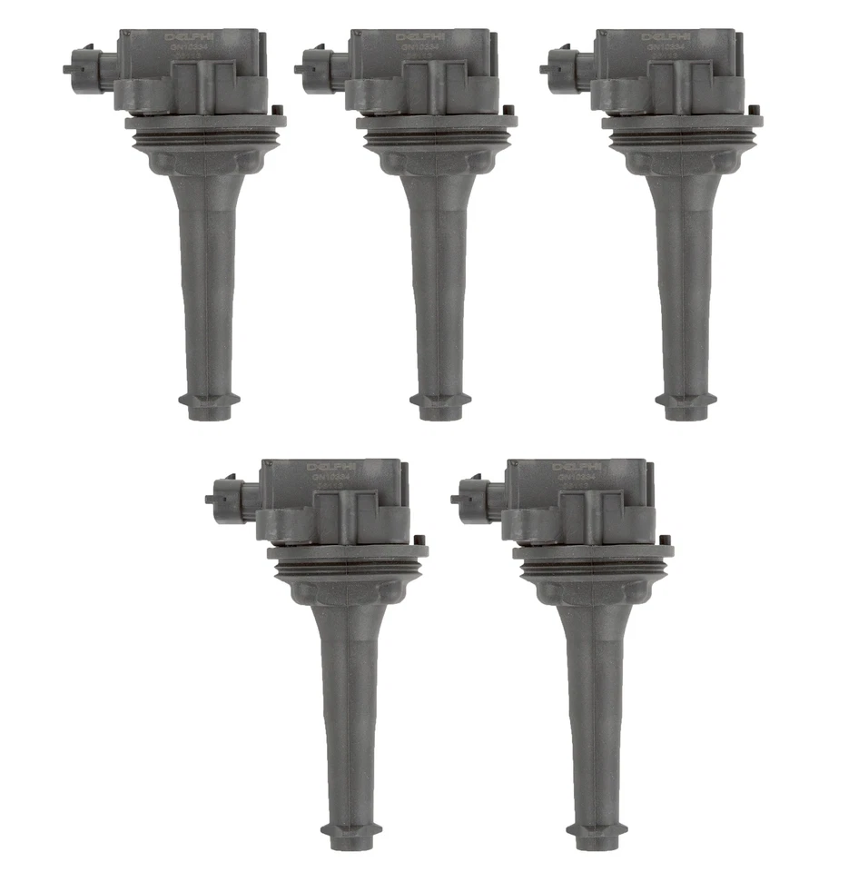 Juego de 5 bobinas de encendido directo Delphi para Volvo C70 S60 S70 S80 V70 XC70 XC90 L5 Foto 1 de 1