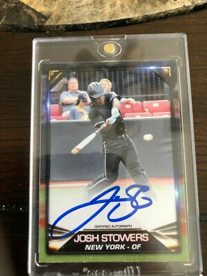 2019 Blowout Cards Test Issue Autographs #4 Josh Stowers Auto Rookie Card - Image 1 of 2