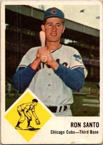 1963 Fleer RON SANTO Chicago Cubs #32 ottime condizioni (2) - Foto 1 di 2