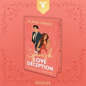 SIGNED The Spanish Love Deception by Elena Armas FAIRYLOOT EXCLUSIVE ~ Stenciled - Picture 1 of 20