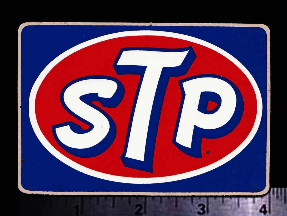 STP - Calcomanía/pegatina de carreras original vintage años 60 70 - 4 pulgadas - Richard Petty Foto 1 de 1